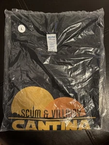 Star Wars Scum & Villainy Cantina T-Shirt Large Black New Sealed - Picture 1 of 4