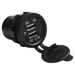 Dual USB Socket 55g DC24V Digital Cameras Mobile Phones Output Voltage PVC - Picture 1 of 12