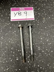 OE GM STARTER HEX BOLTS WITH KNURL 3/8" X 16 X 4 1/2" CHEVY SBC/BBC ONE PAIR - Picture 1 of 2