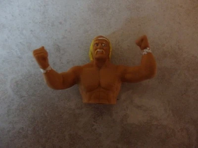 Figura de borrador Hulk Hogan WWF LJN Winston Toys Lápiz Topper 1985 Titan Sports Foto 1 de 2