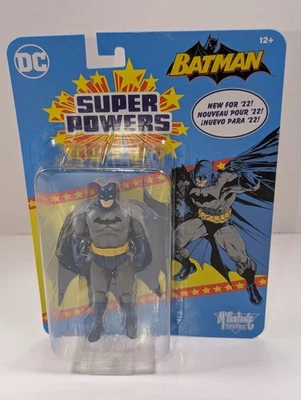 Figura de acción retro Batman McFarlane DC Super Powers 5" (2022) - Onda 1 - Nuevo en paquete Foto 1 de 4