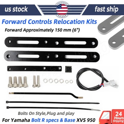 For Yamaha Bolt Base & R specs Forward Controls Relocation Kit XVS 950 2014-2024 Foto 1 de 4