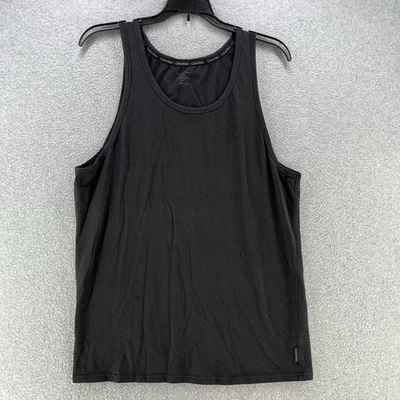 Calvin Klein Mens Tank Top Shirt Large L Black Camisa Sports Gym Training Active - Image 1 of 4