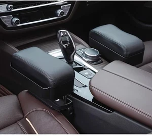 Car Armrest Storage Box Universal Armrest Extender Console Storage Case Center - Picture 1 of 6