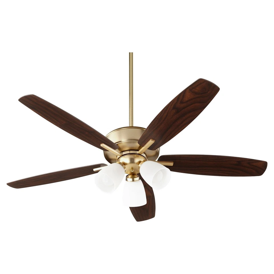 Breeze - 5 Blade Ceiling Fan in Quorum Home Collection style - 52 inches wide by - Image 1 of 1