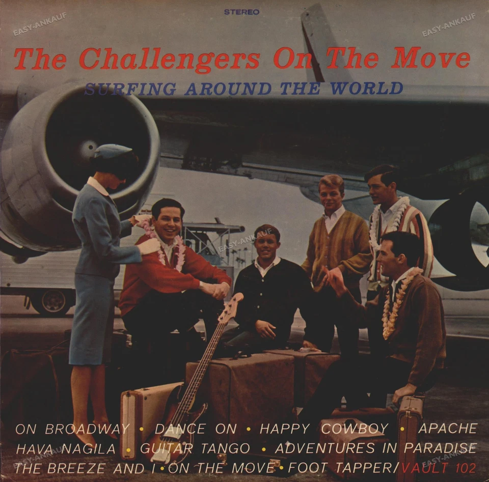 The Challengers - On The Move (Surfing Around The World) USA LP 1963 ´ - Photo 1/1