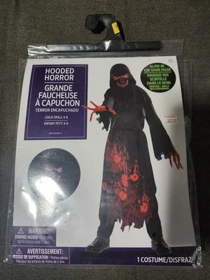 Traje de Parca de Terror con Capucha Tú mismo Disfraz Elegante Halloween Niño Foto 1 de 2