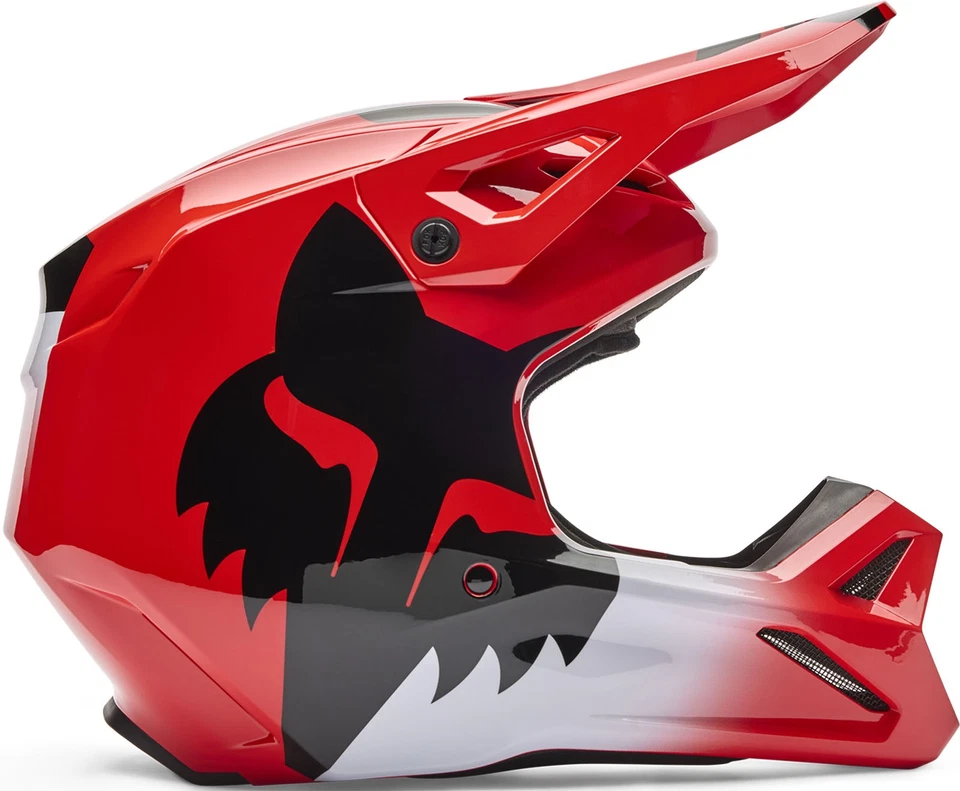 Fox Racing V1 Shield Helmet - Motocross MX ATV Dirt Bike UTV Motorcycle - Image 1 of 1
