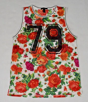 Camiseta sin mangas Forever 21 talla S rosa roja ultra femenina deportiva número 79 Foto 1 de 4