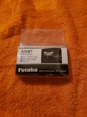 Futaba Servos - S3107 Micro Servo 1.2 Kg-cm Of Torque - New -  JT25 - Image 1 of 4