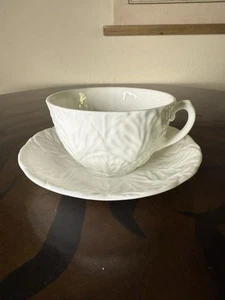 Coalport Wedgwood Countryware Bone China Cabbage Leaf Tea Cup & Saucer Set Of 4 - Picture 1 of 7