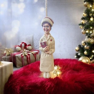 Vintage Kurt S Adler Red Cross Nurse Christmas Ornament 4.5" - Picture 1 of 5