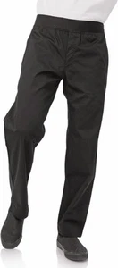 Chef Works Men's Lightweight Slim Pants Medium, Black - Picture 1 of 5