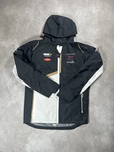 Jaguar Formula-E Racing Men’s Raincoat - Black / Gold - Size UK M 🌧️ - Picture 1 of 11