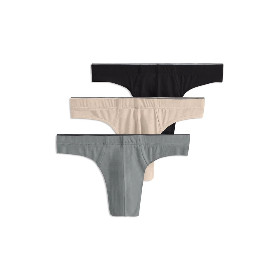 Jockey Men's True Style Thong - 3 Pack - Image 1 of 1