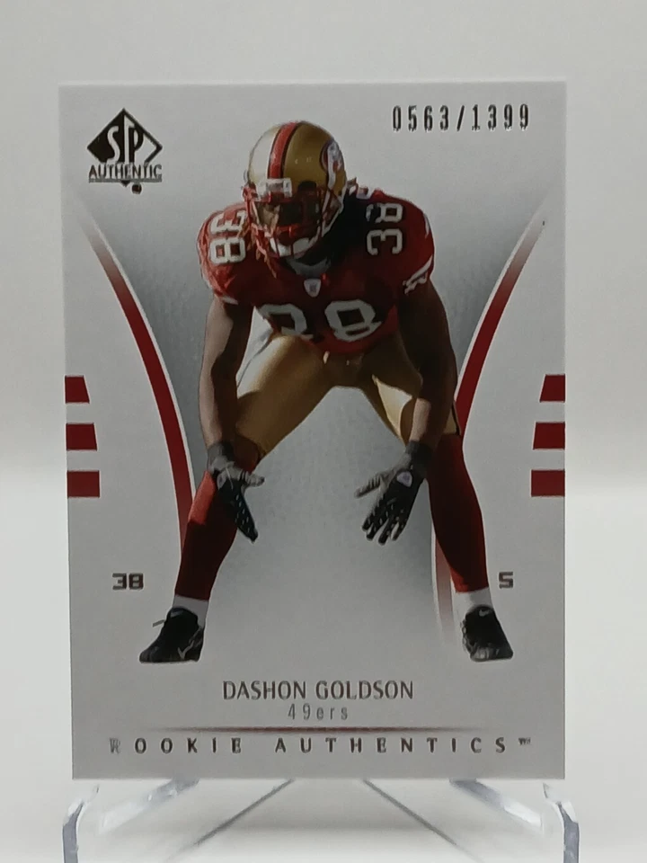 2007 SP Authentic #122 Dashon Goldson Rookie Authentics /1399 49ers - Image 1 of 2