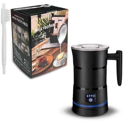 Electric Milk Frother 4 in 1 Automatic Frother Milk Steamer Latte Coffee Foam - Image 1 of 4