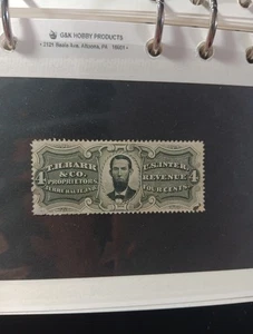 U.S.A MATCH AND MEDICINE STAMPS SCOTT RS27a. - Picture 1 of 6