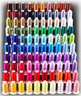 NEW LARGE 120 CONES MACHINE EMBROIDERY THREADS KIT + RACK + BACKING FOR BROTHER