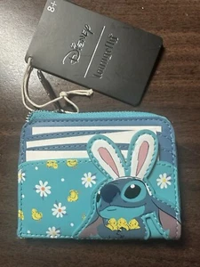Loungefly Disney Lilo & Stitch Bunny Easter Stitch Cardholder Wallet NEW - Picture 1 of 2