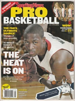 Revista de baloncesto profesional The Sporting News 2007-08----Dwayne Wade Foto 1 de 2