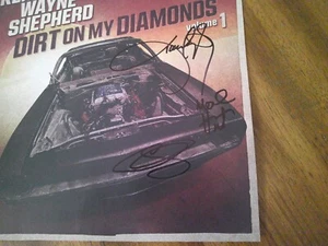KENNY WAYNE SHEPHERD SIGNED DIRT ON MY DIAMONDS VOL 1 + 2 AUTOS VINYL  JSA - Picture 1 of 5