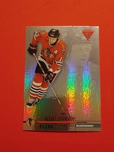 2001-02 Pacific Private Stock Titanium Premiere Date #33 Alexei Zhamnov #/94