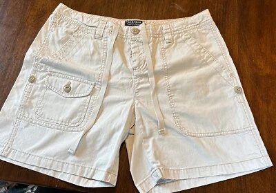Ralph Lauren Polo Jeans Co Vintage Algodón Bermudas Pantalones Cortos Carga Bolsillo Talla 8 Foto 1 de 4