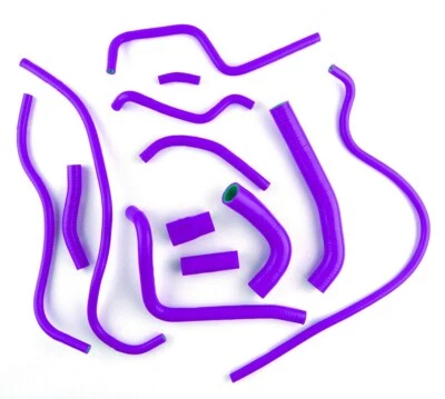 KIT TUBO MANGUERAS RADIADOR SILICONA PÚRPURA PARA YAMAHA YZF R1 YZFR1 2009-2014  Foto 1 de 4