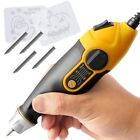 Engraver Pen With Letter/Number Stencil 24W Handheld Etching Tool For Wood Me...