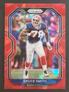Bruce Smith 2020 Panini Prizm Red Ice Football Card #9 (NM) - Foto 1 di 2