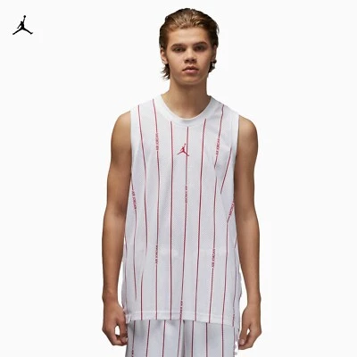 Camiseta deportiva Nike Air Jordan Essentials con estampado integral blanca/roja/gris XXL (DM1380-100) Foto 1 de 4