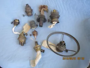 9 antike alte Ersatzteile / Benner für Petroleum Lampen /Laternen - Bild 1 von 4