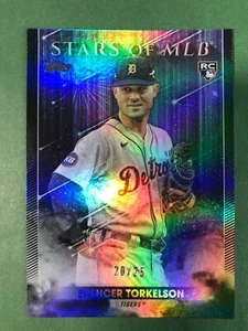 Spencer Torkelson Rookie 2022 Topps Update Stars of MLB Black 20/25 JERSEY # SSP - Picture 1 of 6