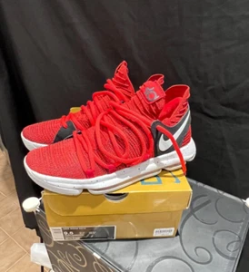 Nike KD 10 Red Velvet size 9.5 - Picture 1 of 7