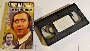 Andy Kaufman - Tank You Vedy Much 1999 VHS Documentary - VG-EX Rare! - Picture 1 of 4