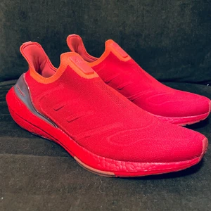 A D I D A S Ultraboost 22 GX5462 rojo vivo sin jaula personalizado 11 EE. UU. 10,5 Reino Unido 45 1/3 - Imagen 1 de 13
