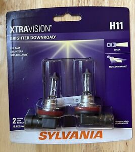 SYLVANIA - H11 XtraVision - High Performance Halogen Headlight, Contains 2 Bulbs