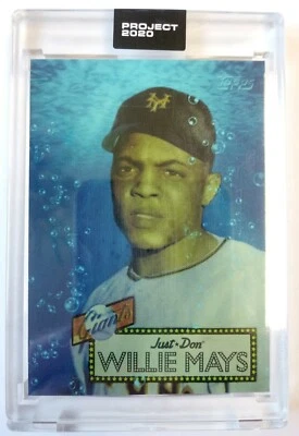 Willie Mays New York Giants Topps Project 2020 card #128 - Image 1 of 2