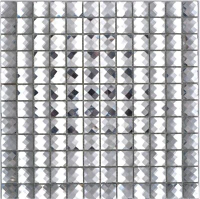 Mosaico Scintillante Argento Diamante Parete Sauna Wc Cucina 130-0208_F 10 - Immagine 1 di 4