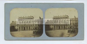 British Linen Bank St Andrew's Square Edinburgh c1850s Stereoview  - Picture 1 of 2