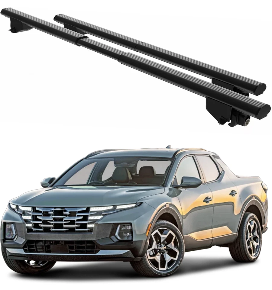 For HYUNDAI Santa Fe Santa Cruze  Roof Racks Telescopic Cross Bars Cargo Carrier Foto 1 de 4