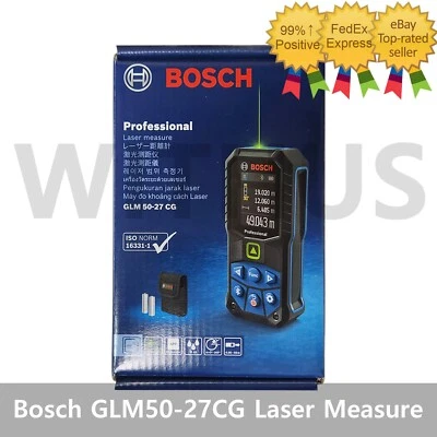 Bosch GLM 50-27 CG Professional Laser Measure Blutooth Measuring distance= - Image 1 of 4