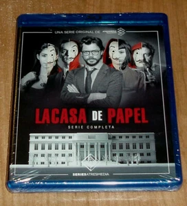 LA CASA DE PAPEL SERIE COMPLETA 4 BLU-RAY NUEVO PRECINTADO THRILLER A-B-C - Imagen 1 de 2