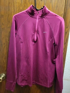 Nike Womens Dri Fit Front Zip Jacket Large 42x27 - Picture 1 of 11