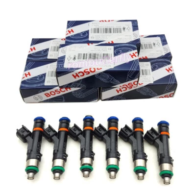 6x Inyectores de combustible para Jeep Liberty Dodge Dakota Mitsubishi 3,7 L 0280158020 Foto 1 de 4