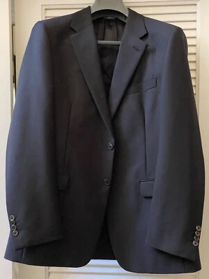 Chaqueta Prada para hombre negra (Nero), talla 54, 60 % mohair 40 % lana, 2 botones, 1 ventilación Foto 1 de 4