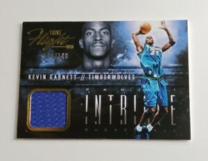 2013-14 Panini Intrigue Kevin Garnett NBA First Flight Game Warn Patch /149 #25