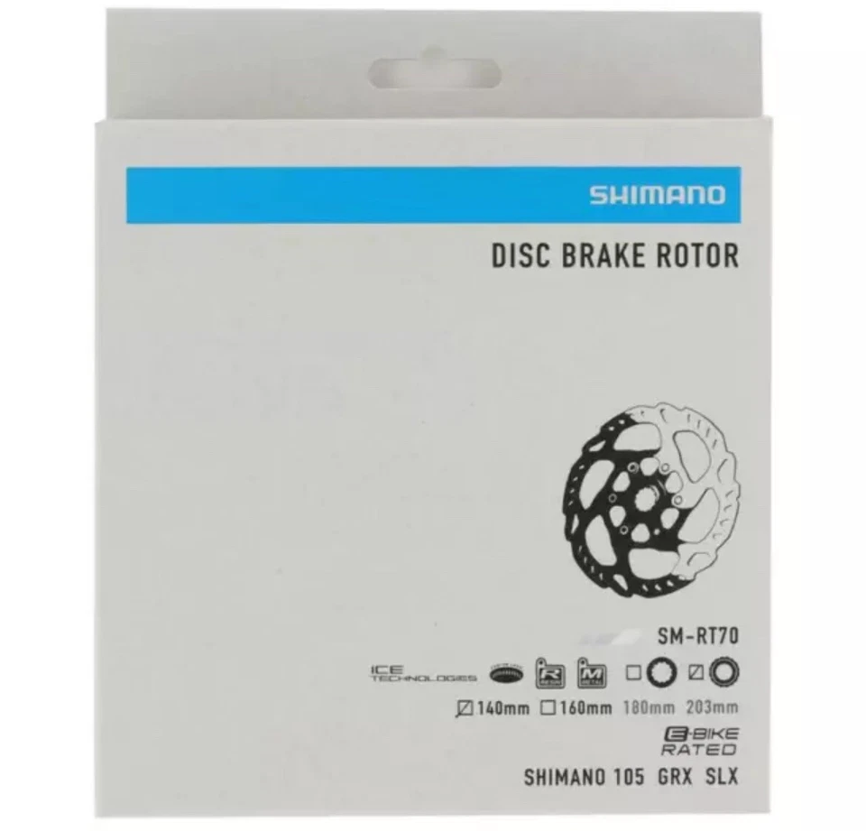 Shimano GRX SLX 105 SM-RT70 дисковый тормоз ротор 140 мм центральный замок блокировка в комплекте - Изображение 1 из 1