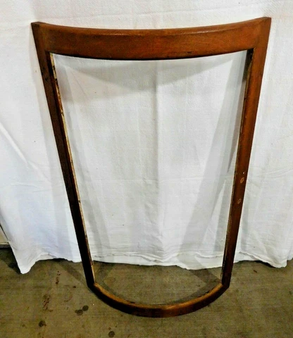 Antique ~ Salvage ~ Curved Oak Door ~ no glass                       #2118 Cover